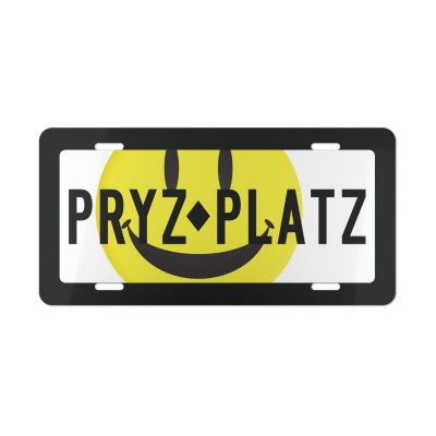 Smiley Face Vanity Plate
