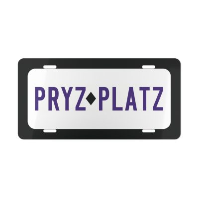 Vanity Plate - PRYZ-PLATZ